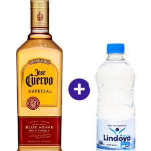 Combo Tequila Jose Cuervo Gold 750ml + Água Mineral Lindóya Sem Gás 500ml