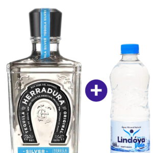 Combo Tequila Herradura Silver 750ml + Água Mineral Lindóya Sem Gás 500ml