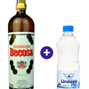 Combo Steinhaeger Becosa 980ml + Água Mineral Lindóya Sem Gás 500ml