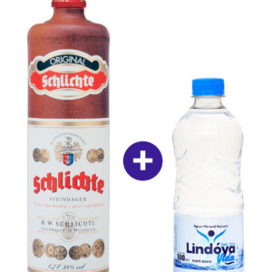 Combo Steinhaeger Schlichte Original 700ml + Água Mineral Lindóya Sem Gás 500ml