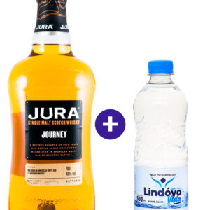 Combo Whisky Jura Journey Single Malt 700ml + Agua Mineral Lindoya Sem Gas 500ml