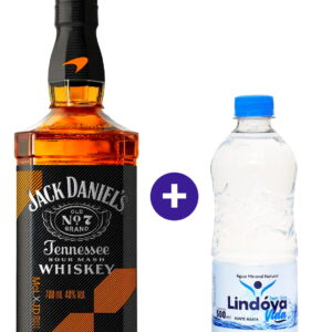 Combo Whisky Jack Daniels McLaren 700ml + Agua Mineral Lindoya Sem Gas 500ml