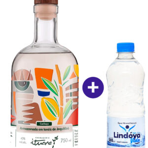 Combo Cachaça Ituana Jequitibá 750ml + Água Mineral Lindóya Sem Gás 500ml