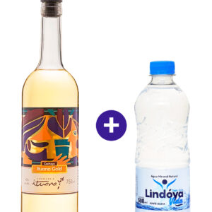Combo Cachaça Ituana Gold 750ml + Água Mineral Lindóya Sem Gás 500ml