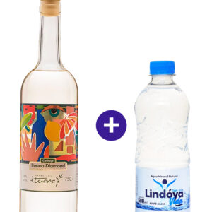 Combo Cachaça Ituana Diamond 750ml + Água Mineral Lindóya Sem Gás 500ml