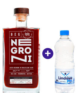 Combo Negroni BEG 750ml + Água Mineral Lindóya Sem Gás 500ml