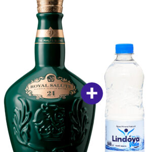 Combo Whisky Royal Salute 21 Anos The Malts Blend Escoces 700ml + Agua Mineral Lindoya Sem Gas 500ml