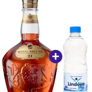 Combo Whisky Royal Salute 21 Anos The Blended Grain Escoces 700ml + Agua Mineral Lindoya Sem Gas 500ml