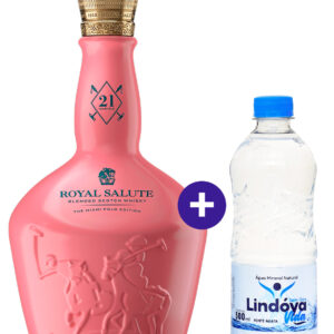 Combo Whisky Royal Salute 21 Anos The Miami Polo Edition 700ml + Agua Mineral Lindoya Sem Gas 500ml