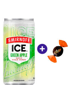 Combo Ice Smirnoff Maçã Verde Lata 269ml + Butter Toffees Intense Cacau 6g