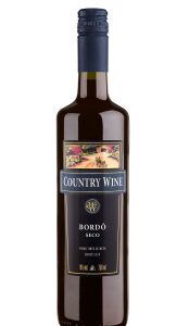 Vinho Country Wine Bordô Seco 750ml