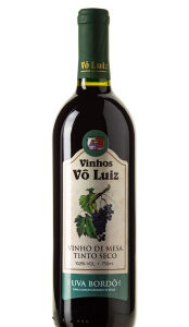 Vinho Vô Luiz Tinto de Mesa Seco Bordô 750ml