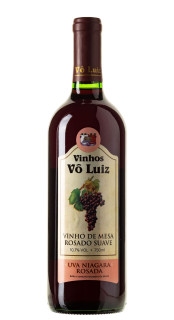 Vinho Vô Luiz Rosado de Mesa Suave 750ml