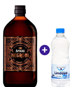 Combo Negroni Apogee 1L + Água Mineral Lindóya Sem Gás 500ml