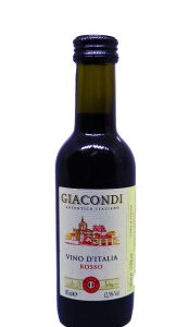 Vinho Giacondi Tinto Rosso 187,5ml