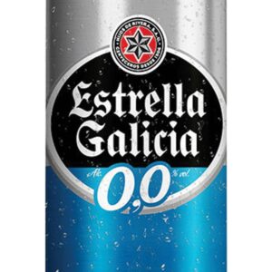 Cerveja Estrella Galicia 0,0% Alcool Lata 330ml