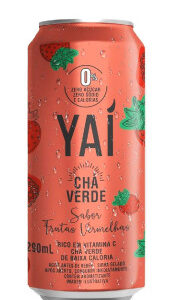 Chá Verde Yaí Frutas Vermelhas Lata 290ml