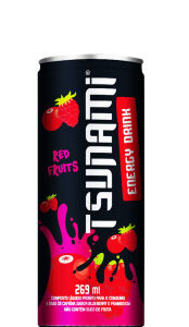 Energético Tsunami Red Fruits Lata 269ml
