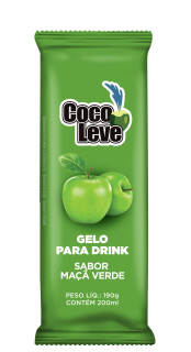 Gelo Coco Leve Sabor Maçã Verde 190g