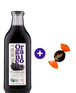 Combo Suco de Uva Integral Orgânico Aurora 1L + Butter Toffees Intense Cacau 6g