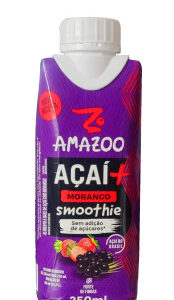 Amazoo Açaí com Morango Smoothie Sem Adição de Açúcar 250ml