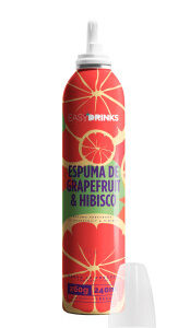 Espuma Easy Drinks de Grapefruit & Hibisco 260g