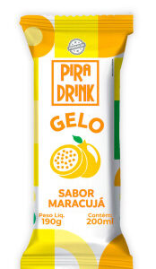 Gelo Piradrink Sabor Maracujá 200ml