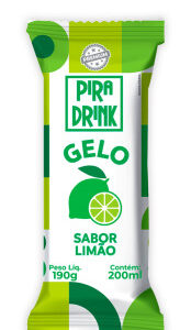Gelo Piradrink Sabor Limão 200ml