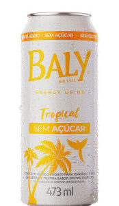 Energético Baly Tropical Sem Açúcar Lata 473ml