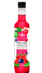 Xarope Dilute Premium de Frutas Vermelhas Zero Açúcar 500ml
