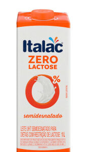 Leite Italac Semidesnatado Zero Lactose 1L