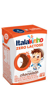 Bebida Láctea Italakinho Sabor Chocolate Zero Lactose 200ml