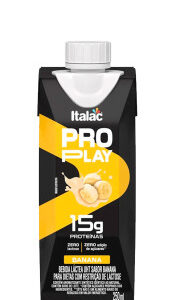 Bebida Láctea Italac Pro Play 15g Proteínas Sabor Banana 250ml