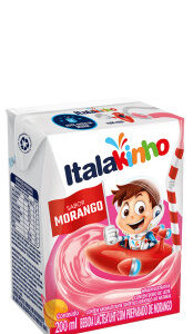 Bebida Láctea Italakinho Sabor Morango 200ml