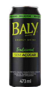 Energético Baly Energy Drink Sem Açúcar Lata 473ml