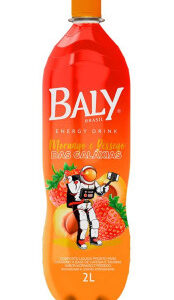 Energético Baly Energy Drink Morango e Pêssego 2L