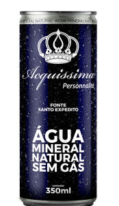 Água Mineral Acquissima Personnalité Sem Gás Lata 350ml