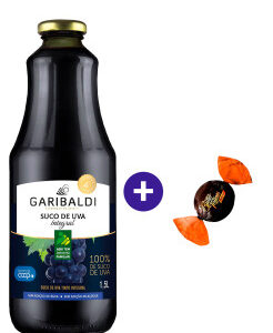 Combo Suco de Uva Integral Garibaldi 1,5L + Butter Toffees Intense Cacau 6g
