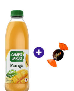 Combo Suco de Manga e Maçã Campo Largo 900ml + Butter Toffees Intense Cacau 6g