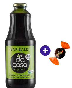 Combo Suco de Uva Garibaldi Da Casa Orgânico 1L + Butter Toffees Intense Cacau 6g