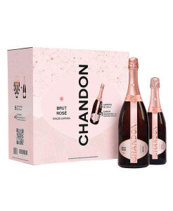 Kit Espumante Chandon Brut Rosé - 6x750ml e Magnum 1,5L