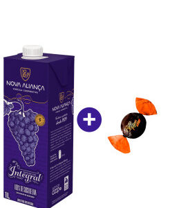 Combo Suco de Uva Integral Nova Aliança Tinto 1L + Butter Toffees Intense Cacau 6g