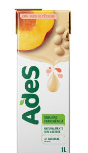 Bebida de Soja Sabor Pêssego Ades 1L