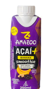 Amazoo Açai com Banana Sem Adição de Açúcar 250 ml