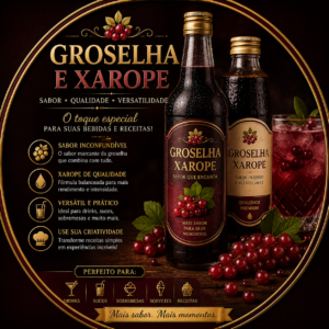 Groselha e Xarope